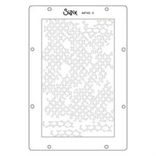 Sizzix Stencils Set by 49 & Market / Vicki Boutin - Stitched Florals (A5)